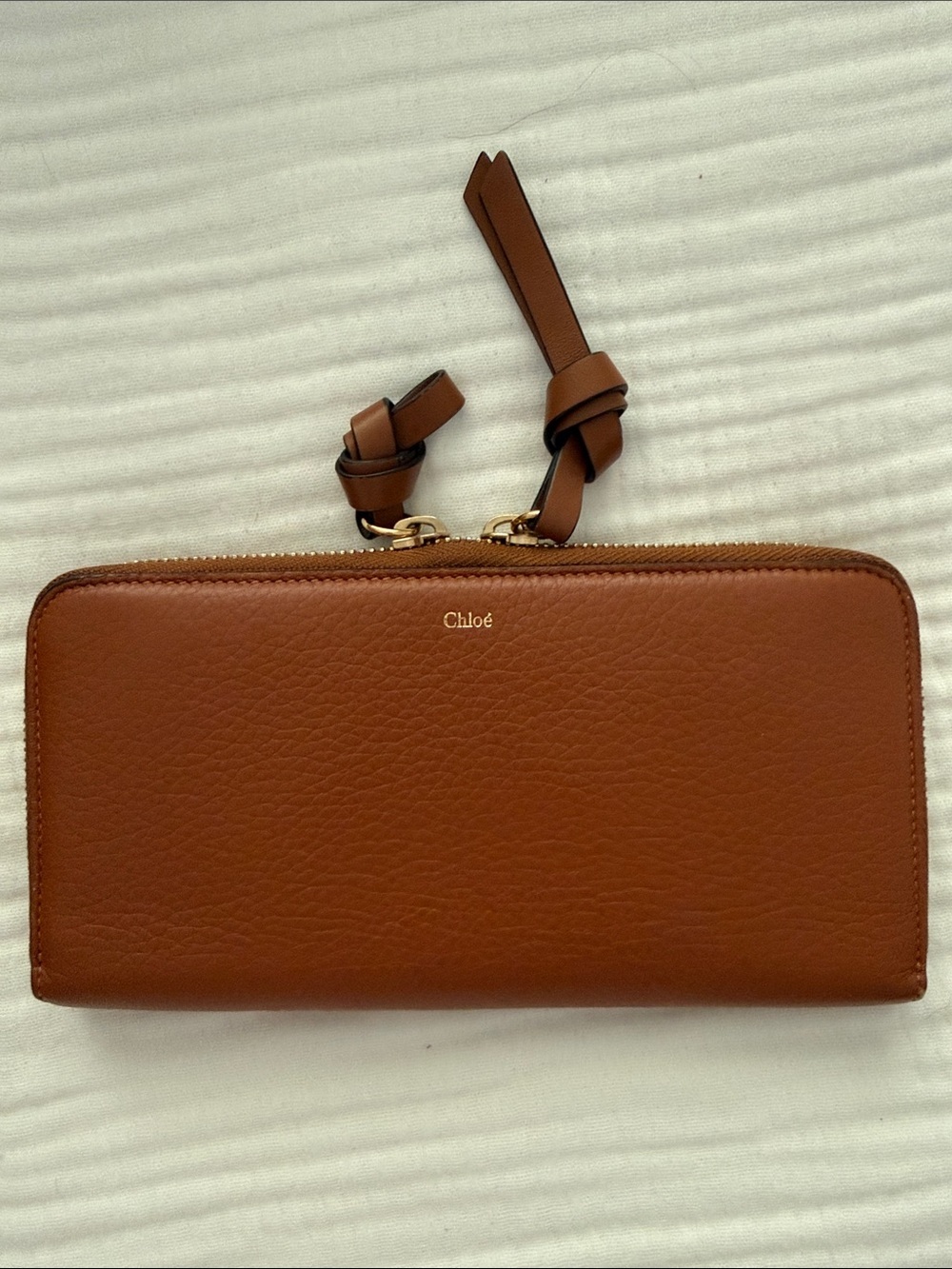 Chloé Marcie continental zip-around leather wallet